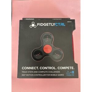 Fidgetly CTRL Wireless Motion Controller Gaming Spinner Black Red Bluetooth App